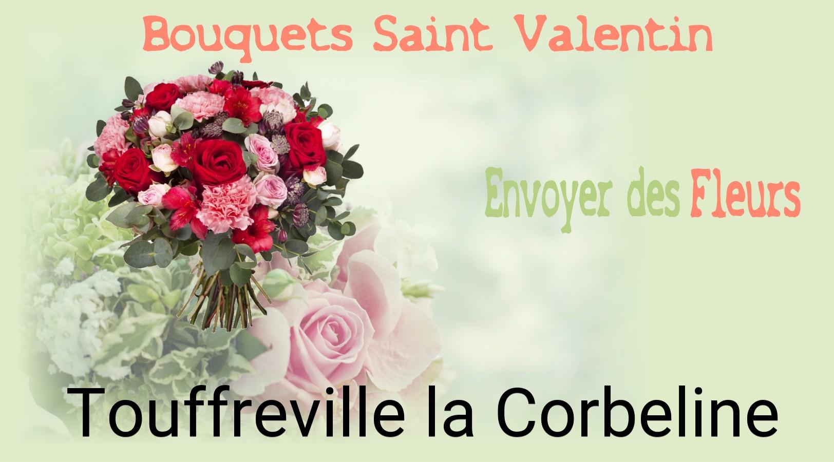Roses de Saint-Valentin livrées à Touffreville-la-Corbeline